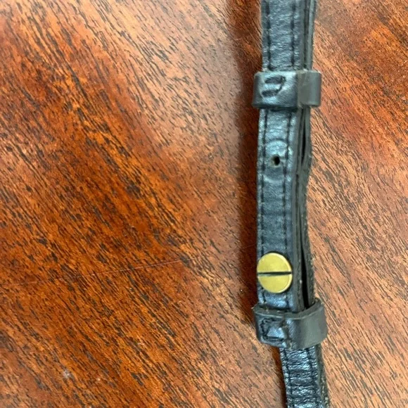 Madewell The Morgan Leather Crossbody Bag Clutch Black with Mirror Boho Concert - Picture 4 of 8